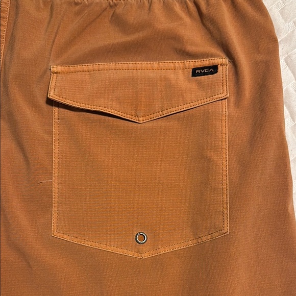RVCA Orange Hybrid Drawstring Shorts - Like new condition. Great shorts - Picture 6 of 6